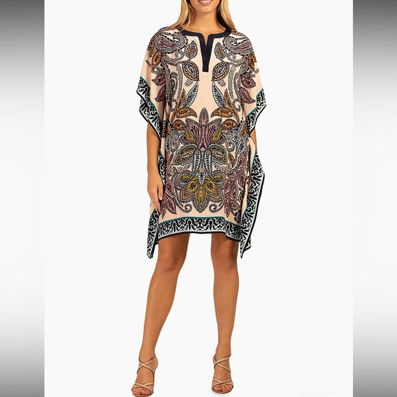 🆕 {trina turk} Theodore Paisley caftan dress •NWT - Picture 8 of 10